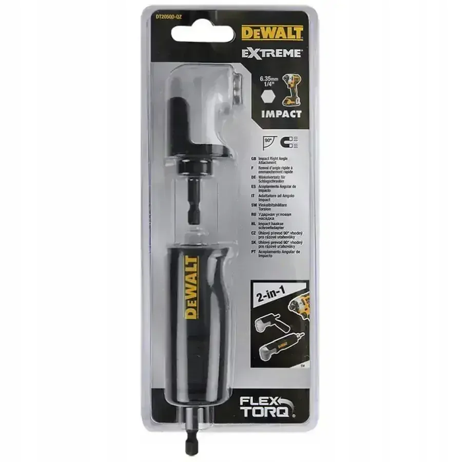 DT20500 DeWALT Pravoúhlý šroubovací nástavec 2v1