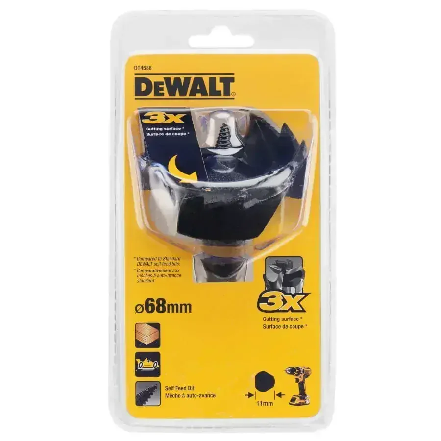 DT4586 DeWALT Vrták do dřeva - sukovník FORSTNER 68 mm 
