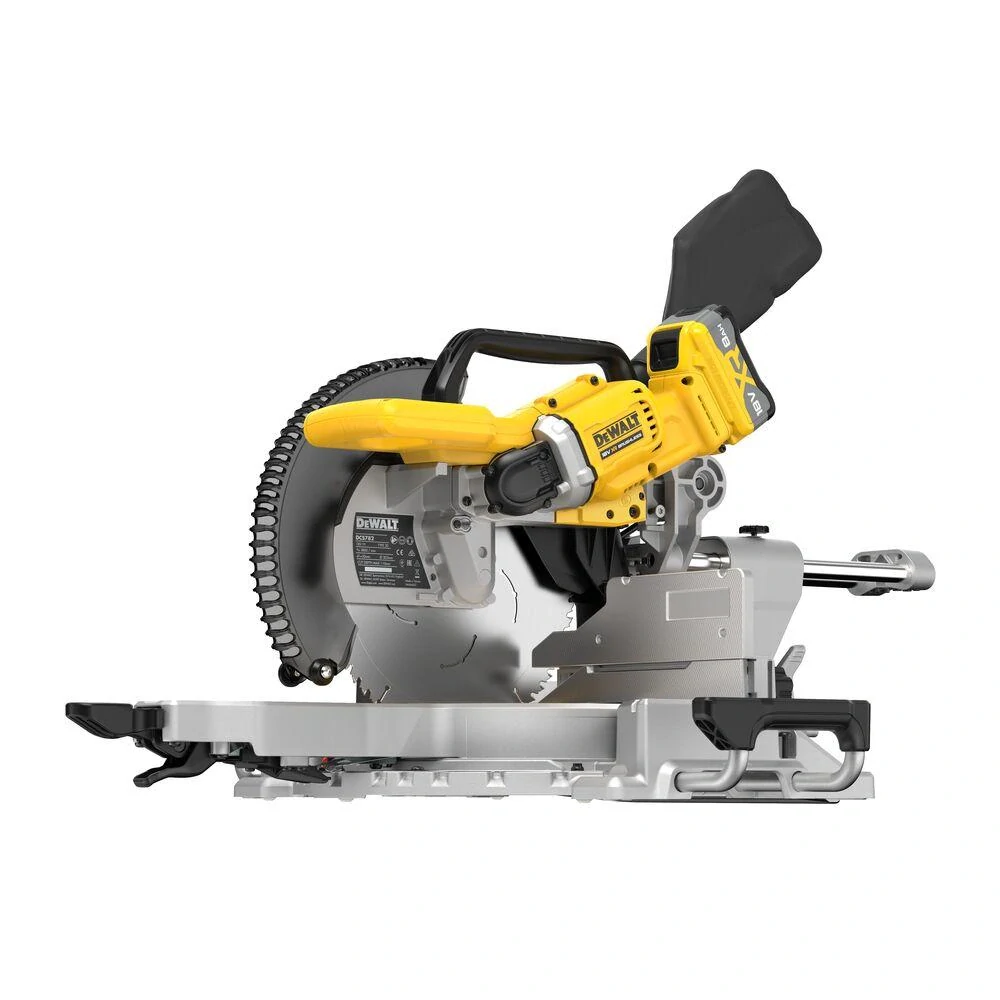 DCS782XW2 DeWALT Aku pokosová pila 18V, 2x 8,0 Ah XR Li-Ion