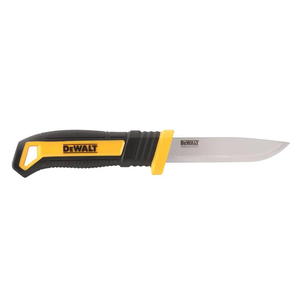 DWHT9-10354 DeWALT Řemeslnický nůž s pevným ostřím 90 mma plastovým pouzdrem na opasek