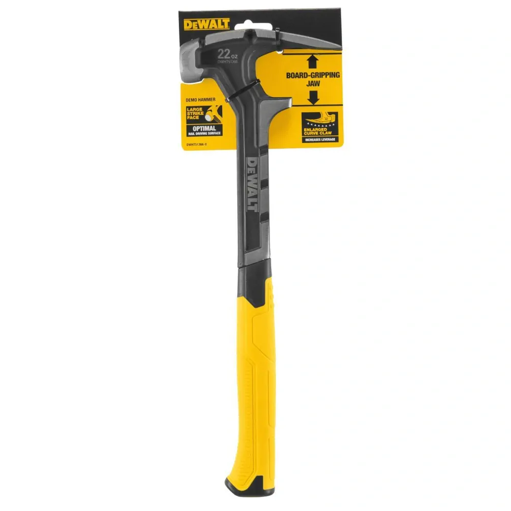 DWHT51366 DeWALT Ocelové demoliční kladivo 624g, rovný nos