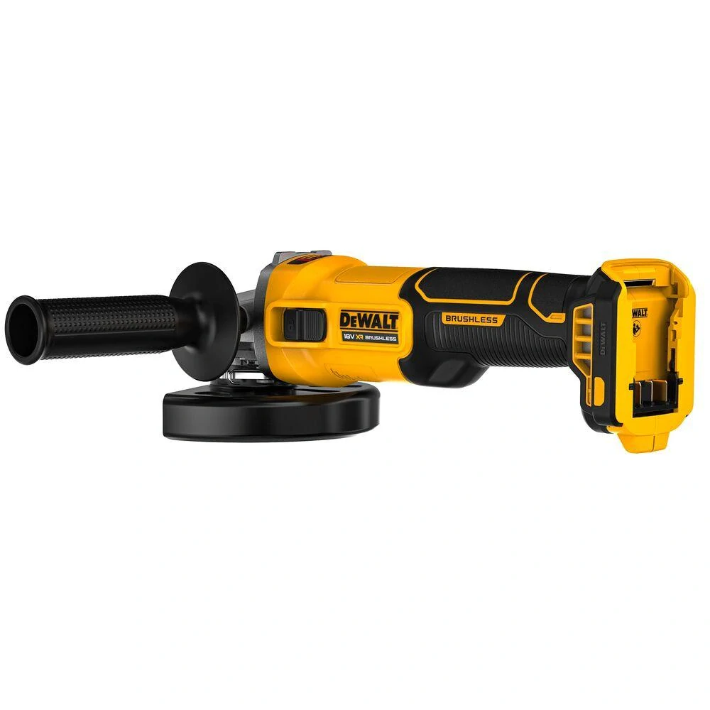 DCG407NT DeWALT Aku úhlová bruska 125 mm, 18V XR, kufr TSTAK, samostatný stroj