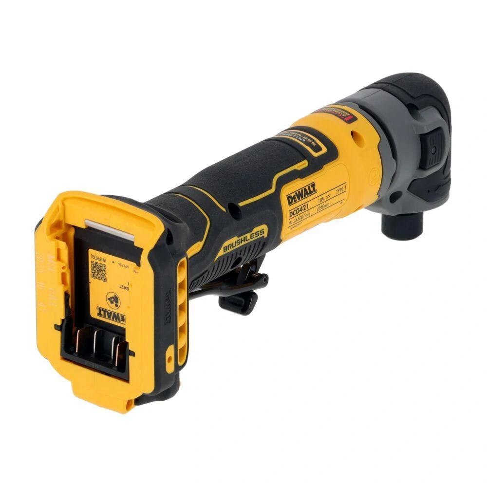 Aku pravoúhlá přímá mini bruska 18V DCG421N DeWALT, samostatný stroj