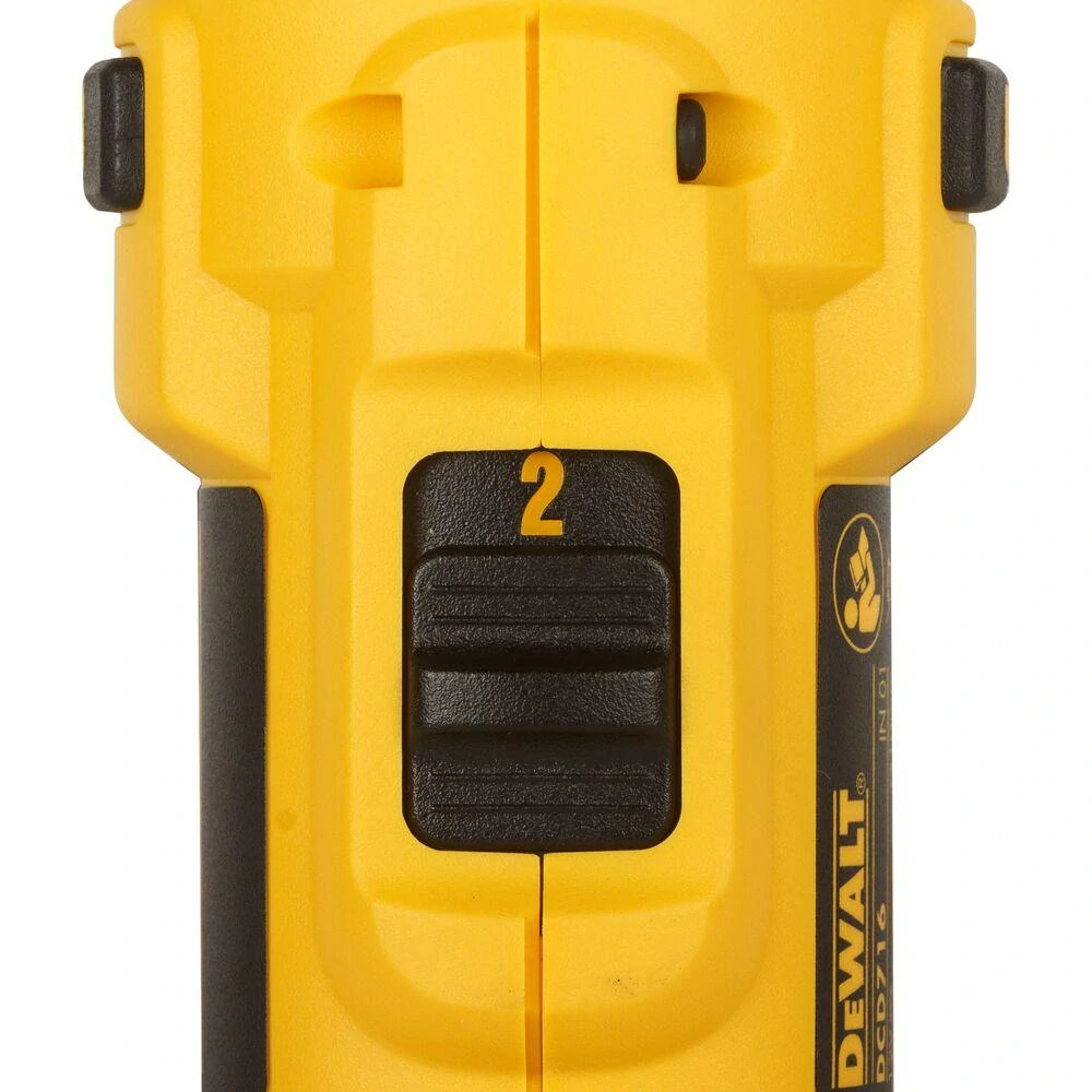 DCD716D2 DeWALT Aku vrtačka s příklepem 12 V, 2x 2,0 Ah Li-Ion, kufr