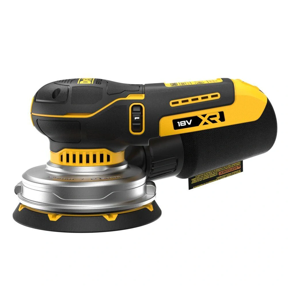 DCW211NT DeWALT aku excentrická bruska 125 mm 18V XR, samostatný stroj v kufru