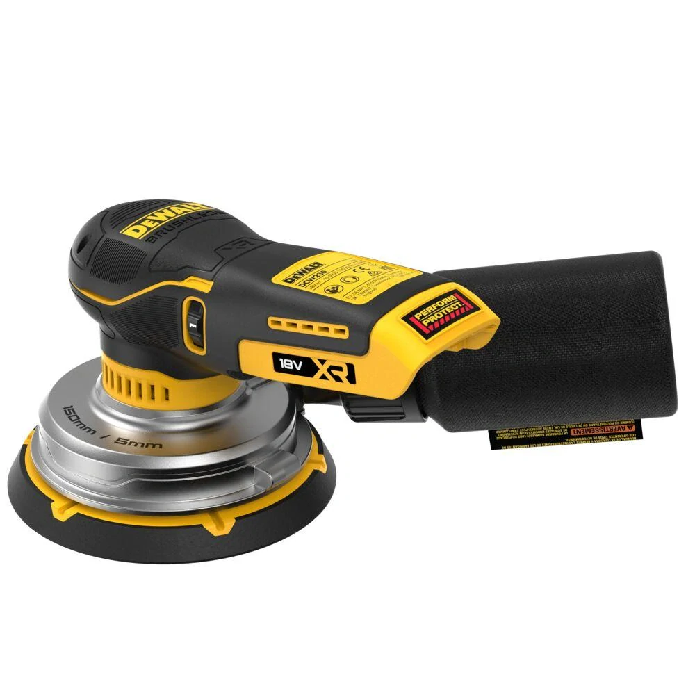 DCW230N DeWALT aku excentrická bruska 150 mm 18V XR, samostatný stroj