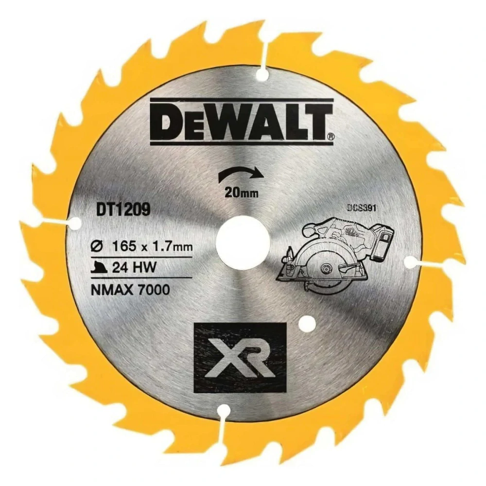 DCS391N DeWALT Aku kotoučová pila XR Li-Ion 18V, samostatný stroj