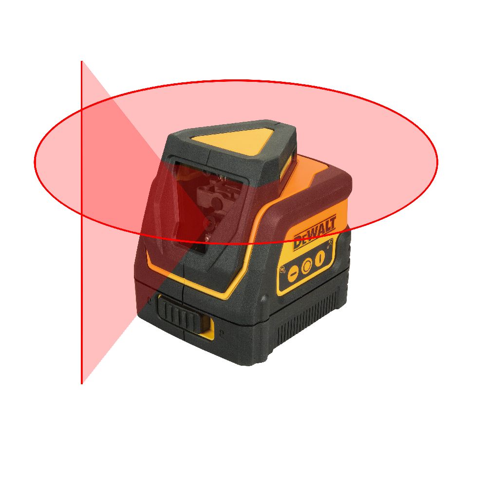 Samonivelační křížový laser , horizontální paprsek 360° DeWALT - DW0811