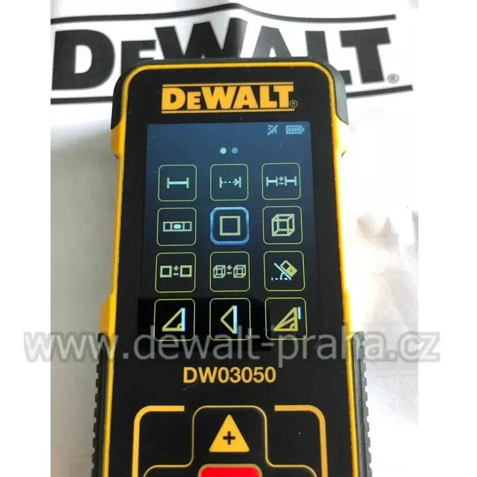 DW03050 Laserový dálkoměr/ měřič vzdálenosti 50 m s barevným displejem, TOOLCONNECT DeWALT
