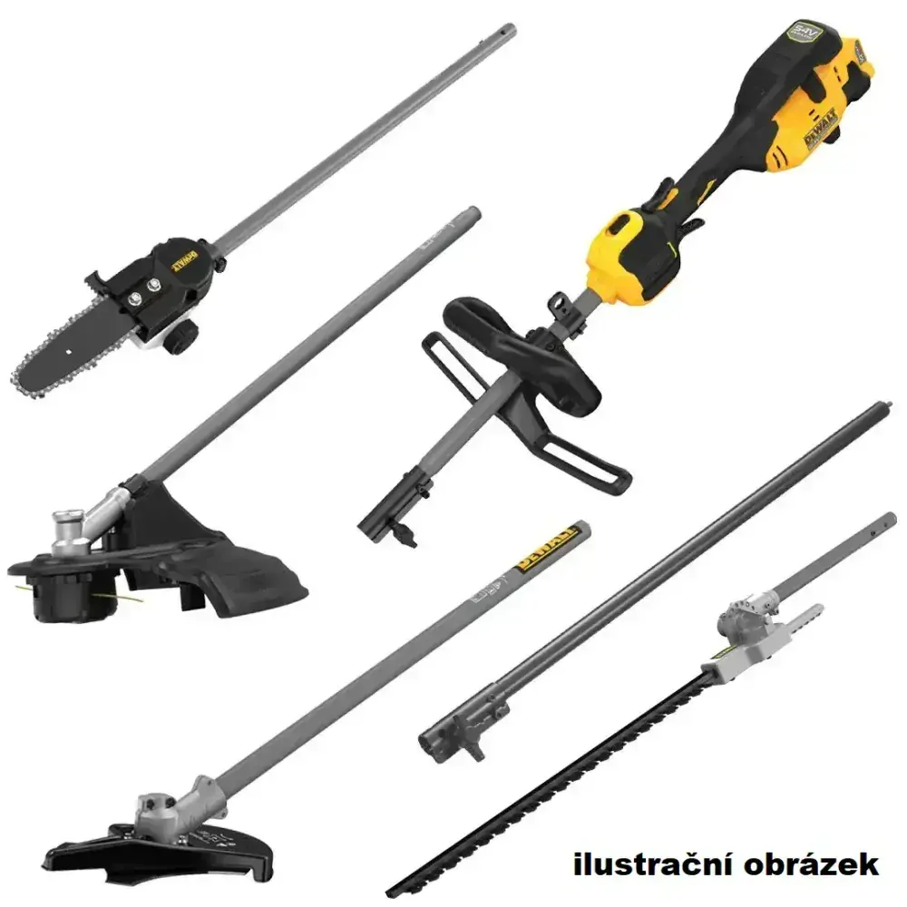 DCMAS5713N DeWALT Aku multifunkční motorová jednotka Split Boom Flexvolt 54V, samostatný stroj