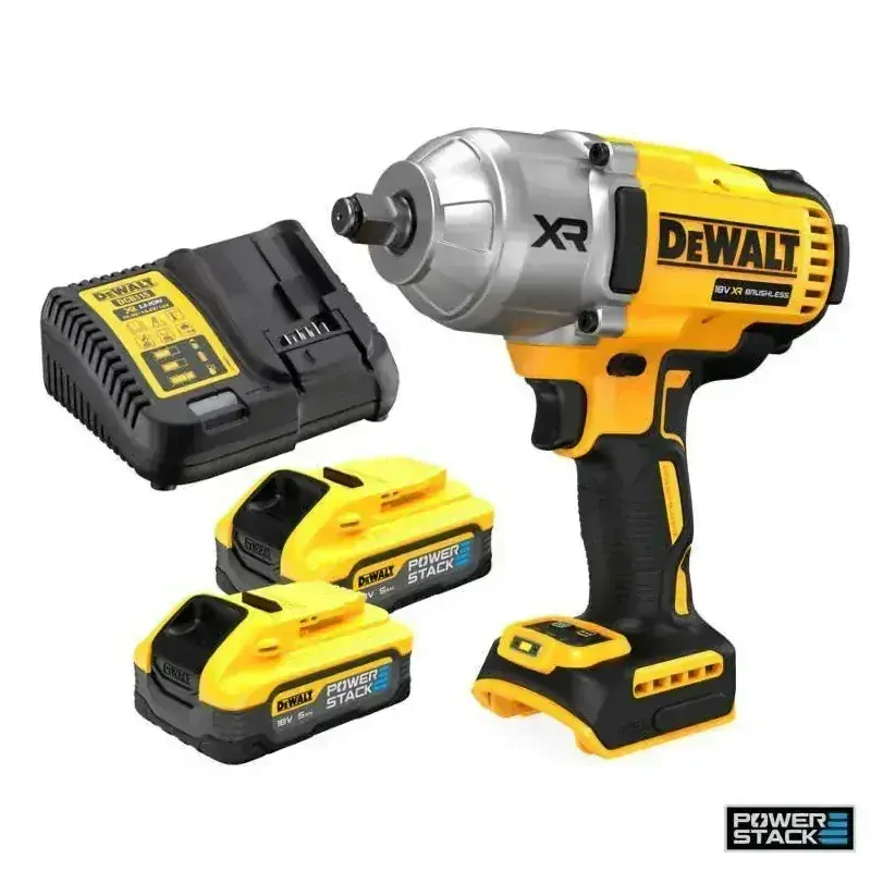 DCF900H2T DeWALT Aku rázový utahovák 1355Nm, 4-rychlostní, 18V XR 2x 5,0 Ah POWERSTACK, TSTAK