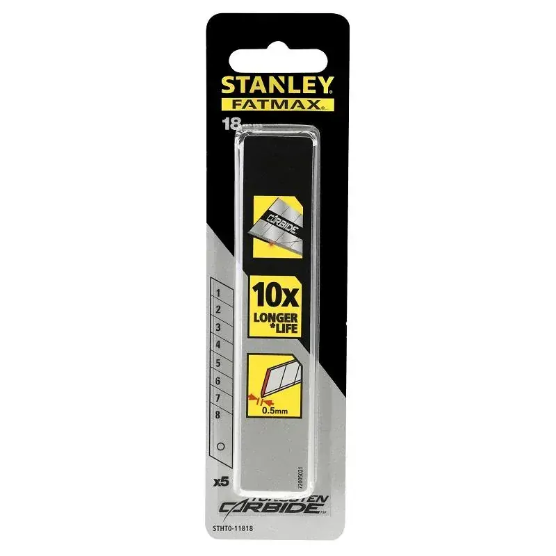 STHT8-11818 Karbidová ulamovací čepel do nožů 18mm, 50ks, STANLEY®