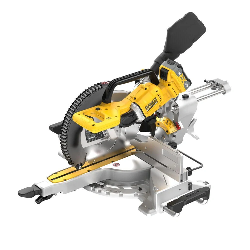 DCS782XW2 DeWALT Aku pokosová pila 18V, 2x 8,0 Ah XR Li-Ion