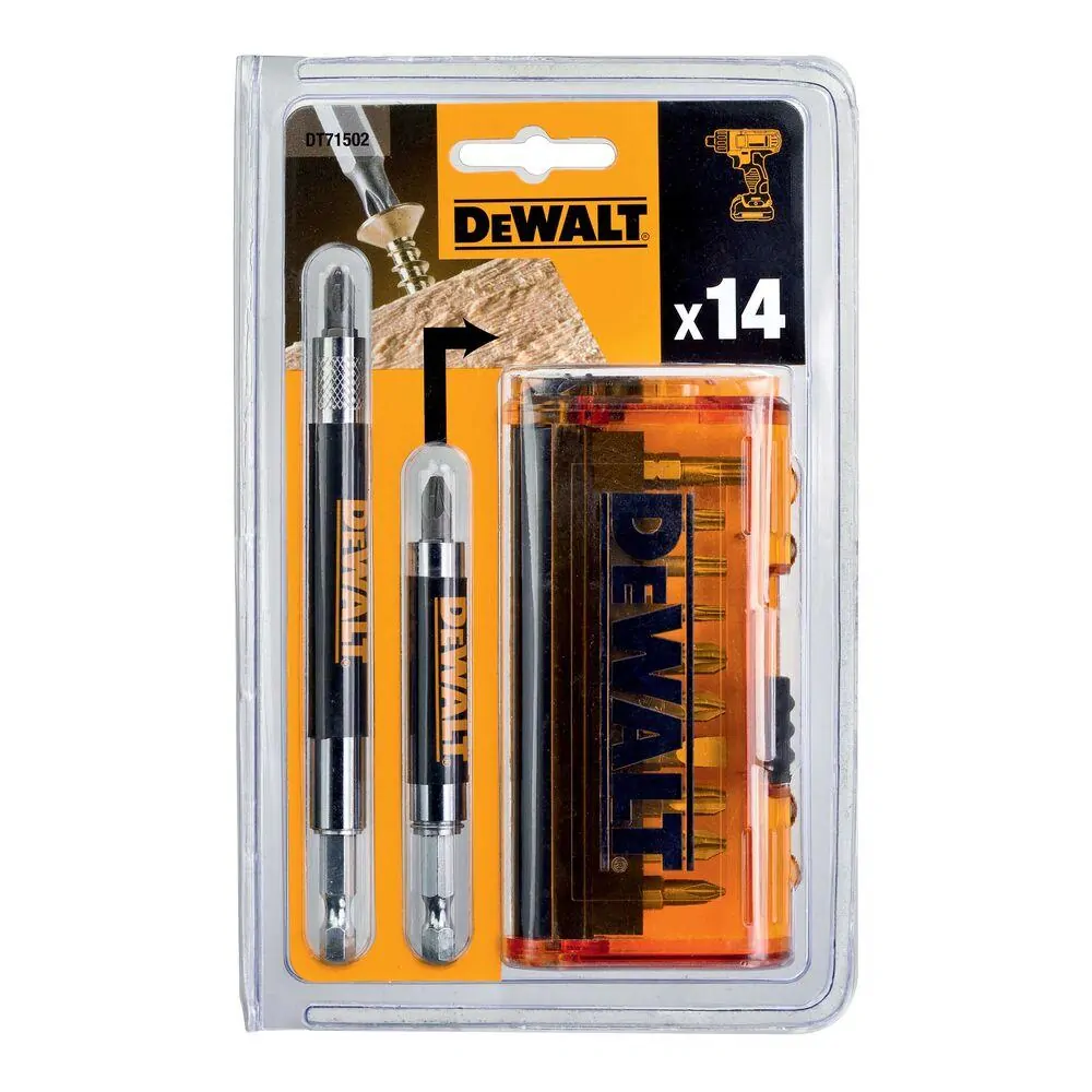 DT71502 DeWALT 14 dílná kapesní sada bitů 25mm