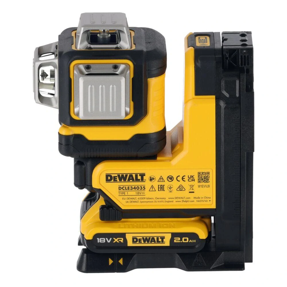 DCLE34035D1 DeWALT Aku křížový laser 360° 18V zelený paprsek s dálkovým ovládáním