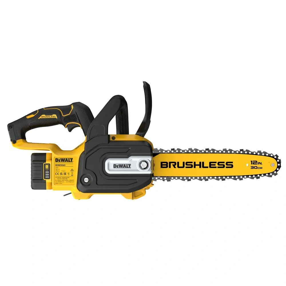 DCMCS565P1 DeWALT Aku řetězová pila 18V, 30cm, 1x 5,0Ah XR Li-Ion