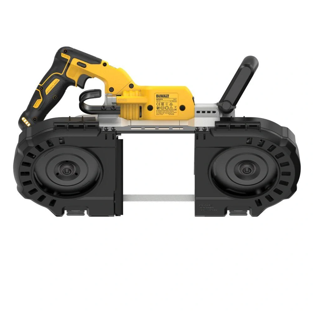 DCS374N-XJ DeWALT Pásová pila 18V XR na kov s bezuhlíkovým motorem, samostatný stroj
