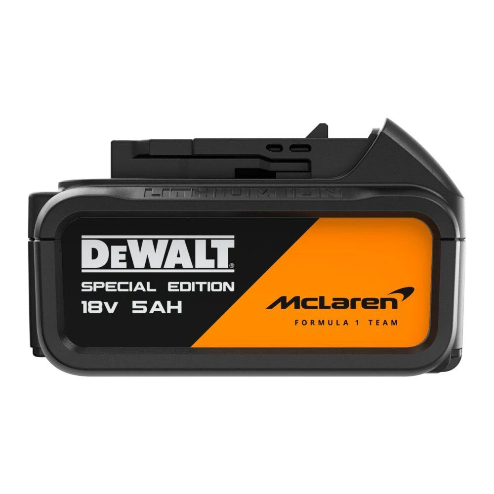 DCBMC184 DeWALT Baterie / akumulátor Li-Ion 18 V XR, 5,0 Ah limitovaná edice McLaren F1