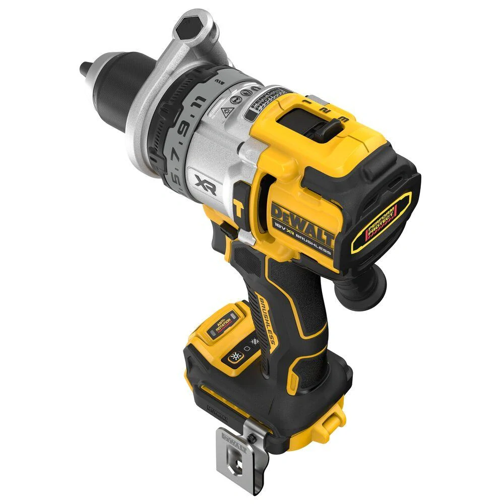 DCD1007NT DeWALT aku bezuhlíková vrtačka s příklepem XRP 18V, samostatný stroj v kufru TSTAK