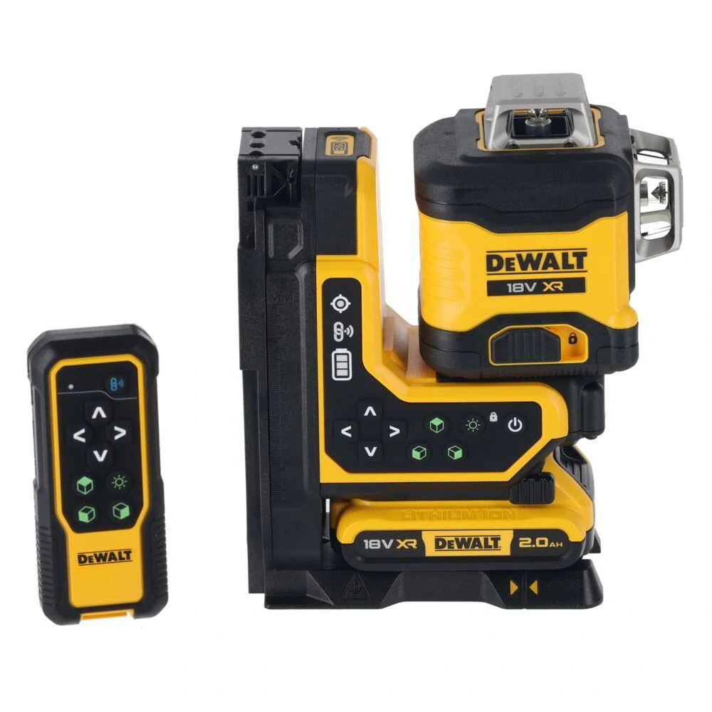 DCLE34035D1 DeWALT Aku křížový laser 360° 18V zelený paprsek s dálkovým ovládáním
