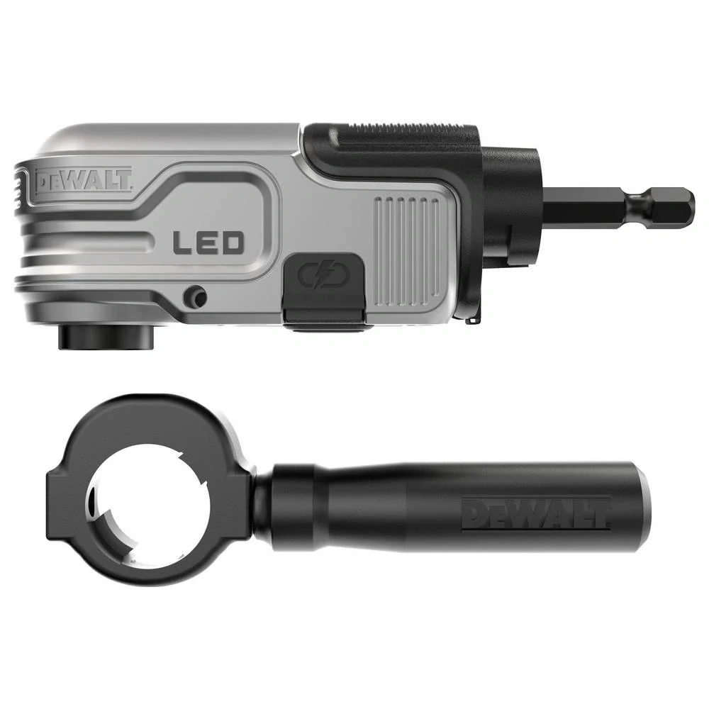 DTLRA DeWALT úhlový nástavec 1/4 s LED světlem