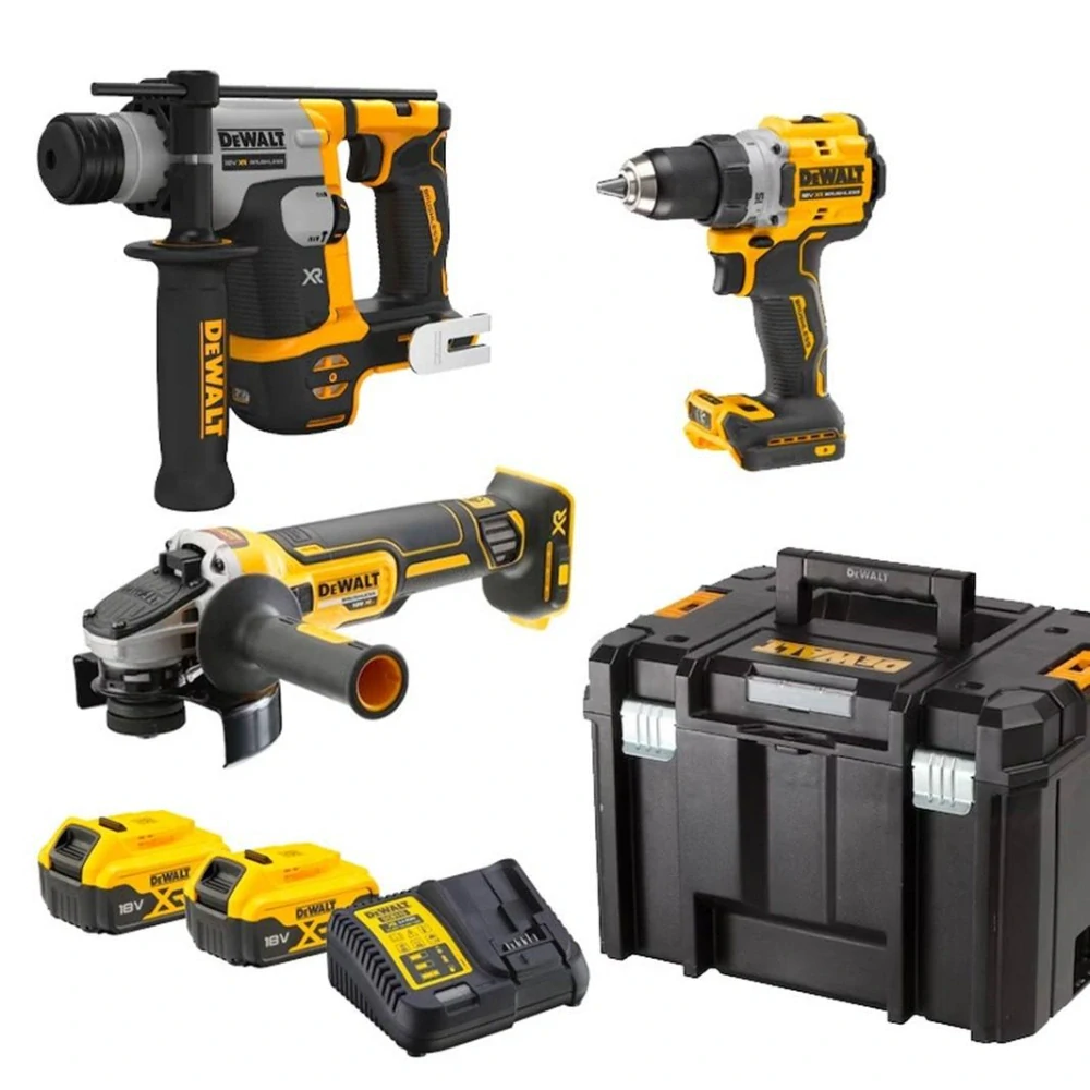 DCK355P2T DeWALT AKU kombinovaná sada XR 18V, 2x 5,0Ah Li-Ion, TSTAK