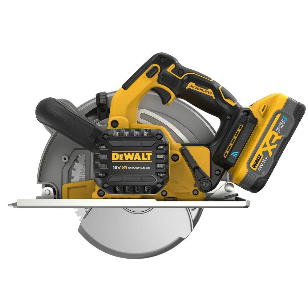 DCS383H2 DeWALT kotoučová pila 184mm pro řezání kovů 18V XR, 2x 5,0 Ah Li-Ion POWERSTACK
