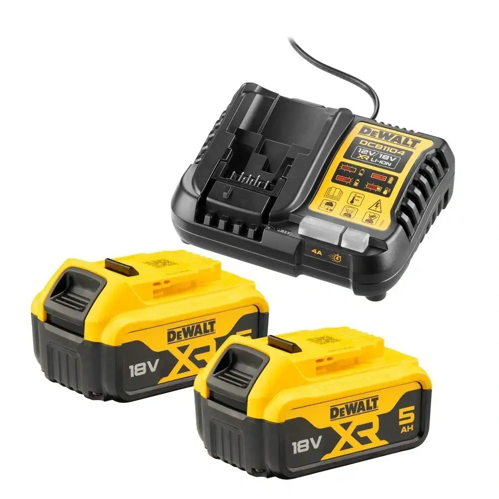 DCK2051P2T DeWALT Aku bezuhlíková sada nářadí 18V XRP aku vrtačka DCD800N a kompaktní rázový utahovák DCF850N, 2x 5,0 Ah XR Li-Ion