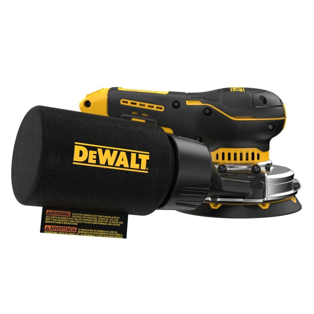 DCW211N DeWALT aku excentrická bruska 125 mm, samostatný stroj