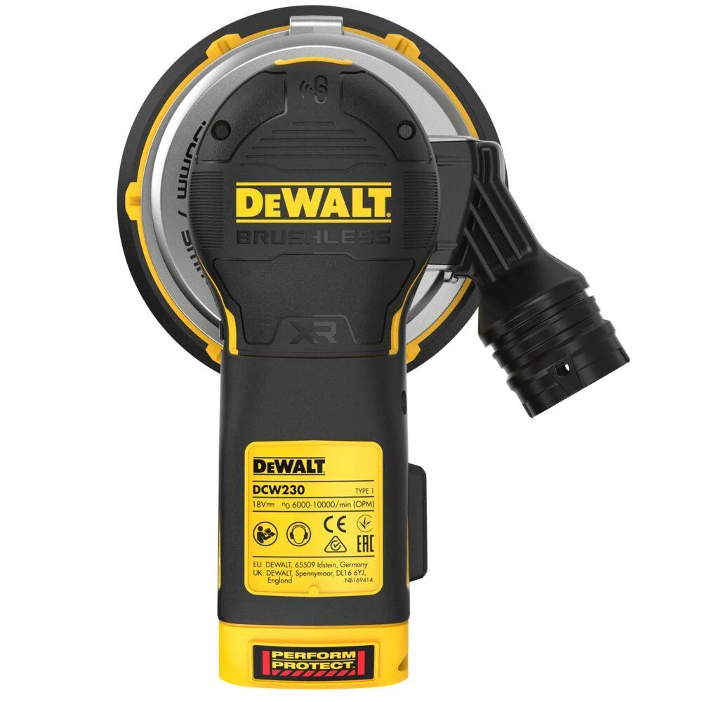 DCW230N DeWALT aku excentrická bruska 150 mm 18V XR, samostatný stroj