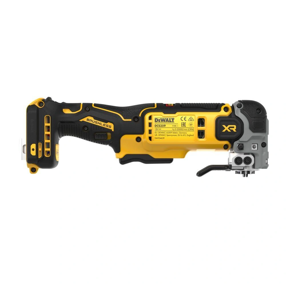 DCS359NT DeWALT Aku oscilační multibruska 18V XR, samostatný stroj v kufru