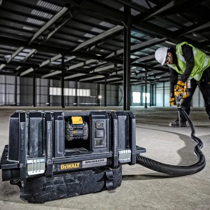 DCV586MN DeWALT Aku vysavač 54V XR FlexVolt, 15 l, třída M, samostatný stroj 