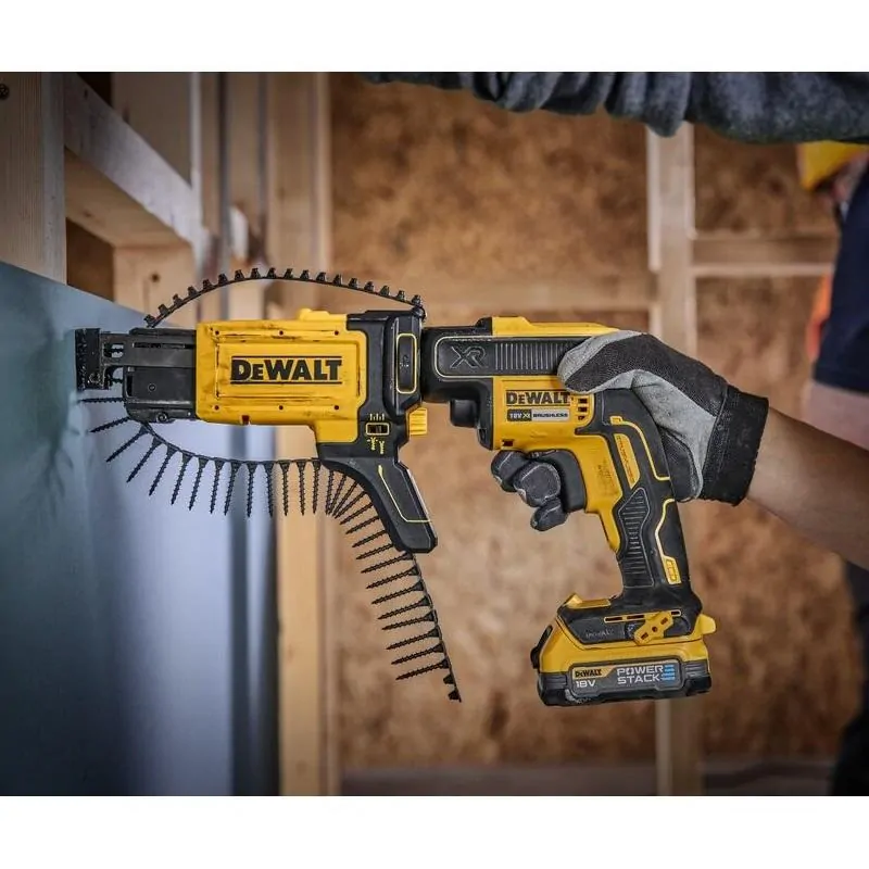 DCF620E1K DeWALT Aku bezuhlíkový šroubovák na sádrokarton 18V XR 1x 1,7Ah POWERSTACK, TSTAK