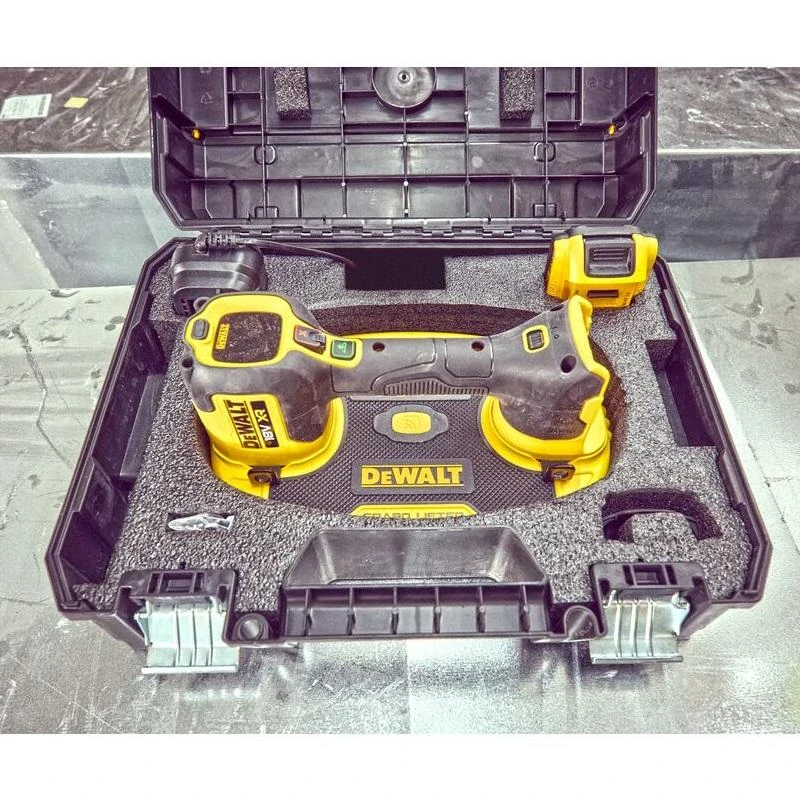DCE590D1T DeWALT Aku přísavka GRABO 18 V, 2.0 Ah, TSTAK