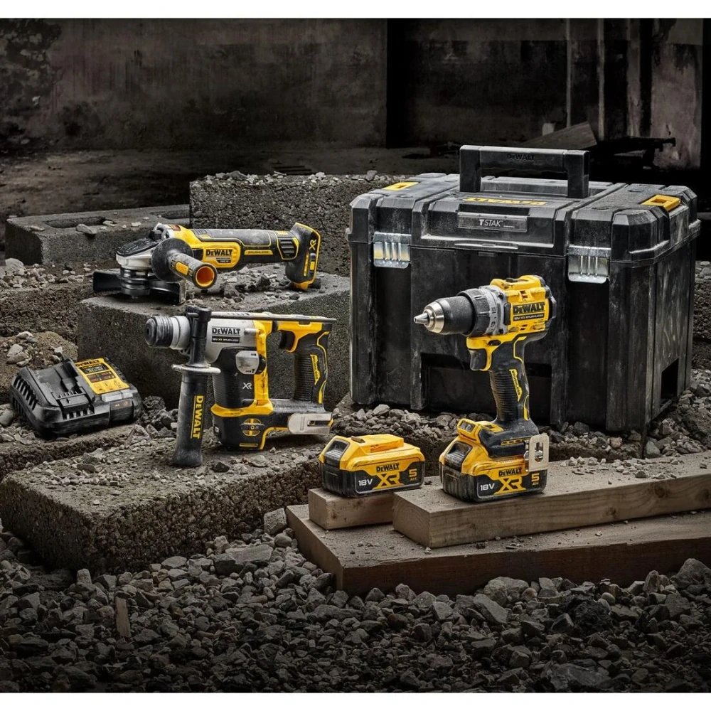 DCK355P2T DeWALT AKU kombinovaná sada XR 18V, 2x 5,0Ah Li-Ion, TSTAK