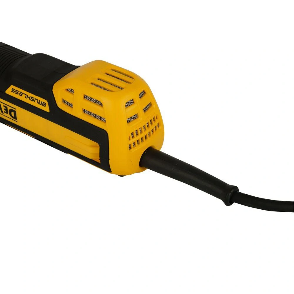 DWE4347 DeWALT bezuhlíková úhlová bruska 125mm, plynulým rozběh, 1 700W, 2,3kg