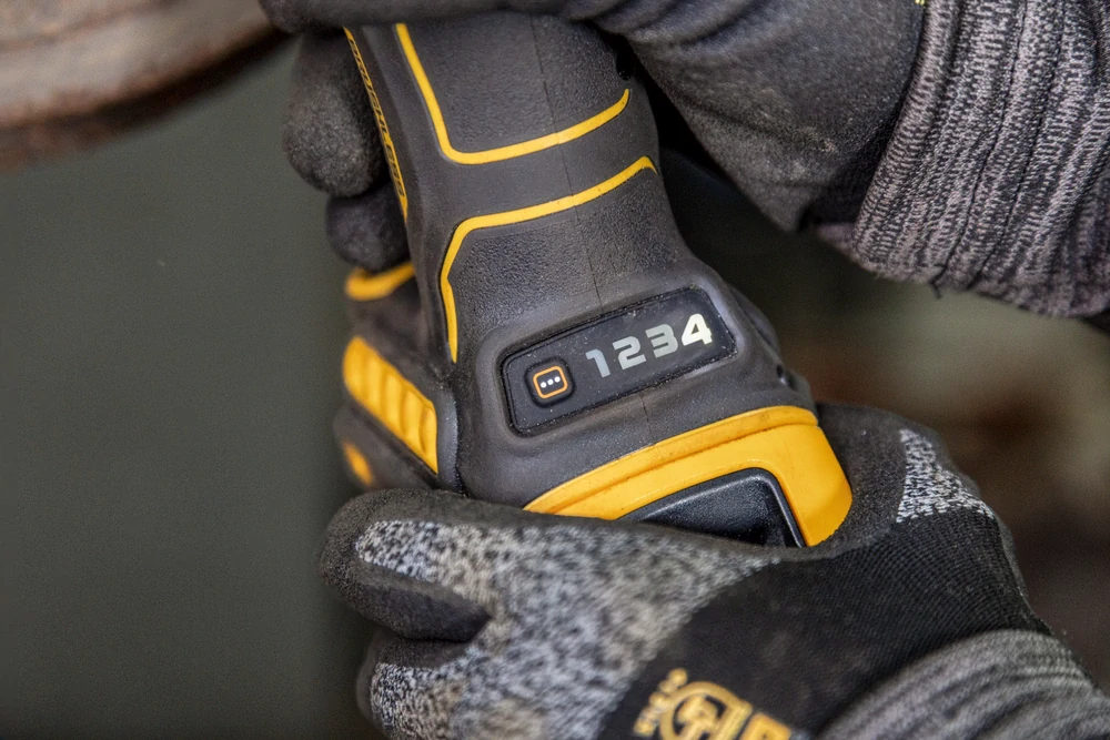 Aku pravoúhlá přímá mini bruska 18V DCG421N DeWALT, samostatný stroj