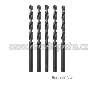 DT5194 DeWALT Vrták do kovu HSS-R JOBBER 11,0 x 142 mm, 5 kusů
