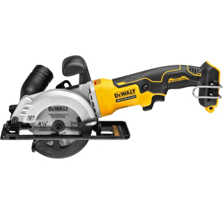 DCS571N DeWALT aku kotoučová pila 115 mm, 18 V, samosatný stroj