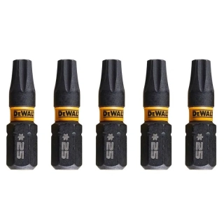 DT7382T DeWALT Sada torzních šroubovacích bitů 5 ks Torx T25 FLEXTORQ, EXTREME