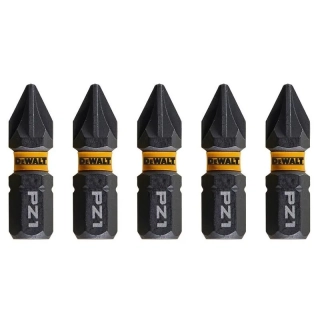 DT7386T DeWALT Sada torzních šroubovacích bitů 5 ks Pozidrive PZ1 25mm FLEXTORQ, EXTREME 
