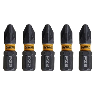 DT7387T DeWALT Sada torzních šroubovacích bitů 5 ks Pozidrive PZ2 25mm FLEXTORQ, EXTREME