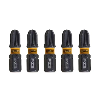 DT7388T DeWALT Sada bitů 5 ks Pozidrive Pz3 EXTREME Torsion