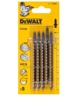 DT2165 DeWALT pilový plátek HCS 100 mm na dřevo 5ks