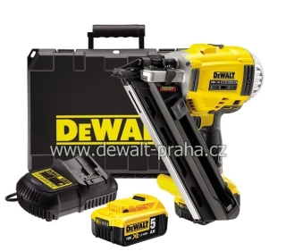 DCN692P2 DeWALT Bezuhlíková dvourychlostní hřebíkovačka 18 V XR Li-Ion s kufrem