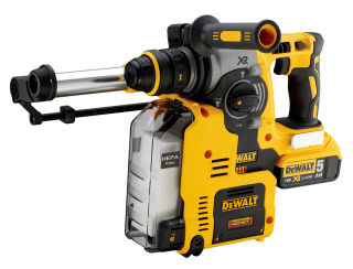 DCH275P2 DeWALT bezuhlíkové kladivo 18 V XR Li-Ion s integrovaným sys. odsáváním