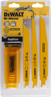 Sada 6ks plátků v úložném pouzdřena, dřevo a demolici DeWALT - DT2440