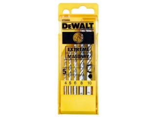 DT6956 DeWALT 5-ti dílná sada vrtáků EXTREME do zdiva