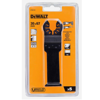 DT20724 DeWALT pilové listy na tvrdé dřevo 30 x 67 mm, sada 5 ks