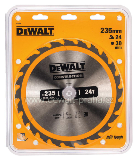 DT1954 DeWALT Pilový kotouč 235 x 30 mm, 24 zubů